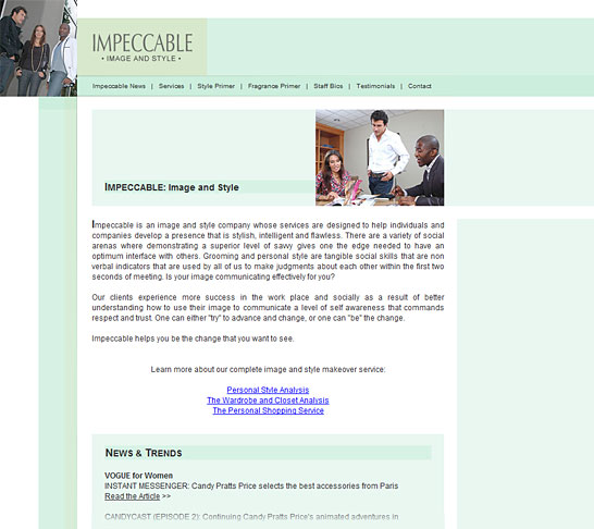 Impeccable | Home Page